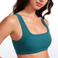 Ribbed Square Neck Padded Mini Bra