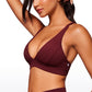 Butterluxe Deep V Neck Thin Strap Criss Cross Bra