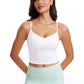 Butterluxe V Neck Sweetheart Built-in Bra Tanks