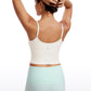 Butterluxe V Neck Sweetheart Built-in Bra Tanks