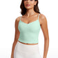 Butterluxe V Neck Sweetheart Built-in Bra Tanks