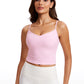 Butterluxe V Neck Sweetheart Built-in Bra Tanks