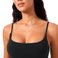 Butterlift Scoop Neck Cropped Build-in Bra Tanks