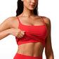 Butterlift Scoop Neck Cropped Build-in Bra Tanks