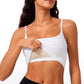 Butterlift Scoop Neck Cropped Build-in Bra Tanks