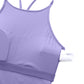 Butterluxe Halter High Neck Built-in Bra Tanks Y Back