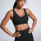 Butterbreeze V Neck Sports Bras Adjustable Straps