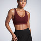 Butterbreeze V Neck Sports Bras Adjustable Straps