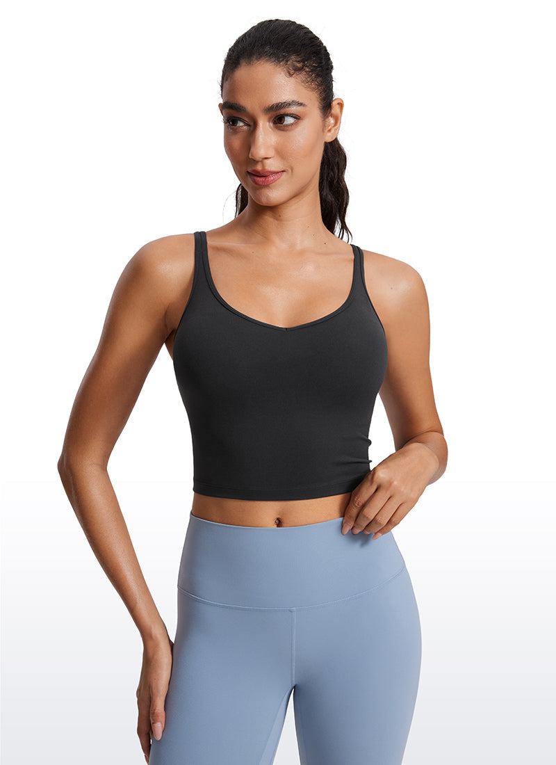 Butterluxe-Light V Neck Longline Sports Bra