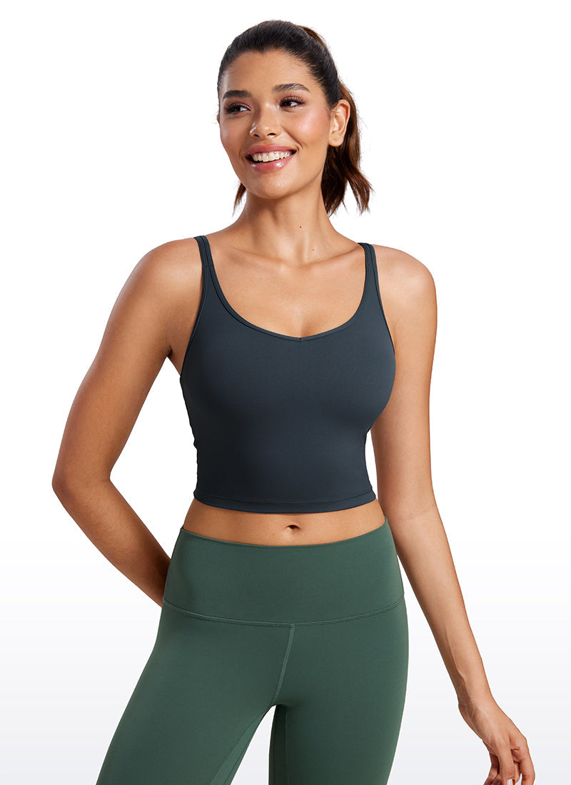 Butterluxe-Light V Neck Longline Sports Bra