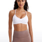 Butterluxe Ruched V Neck Sports Bra