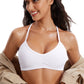 Butterluxe Ruched V Neck Sports Bra