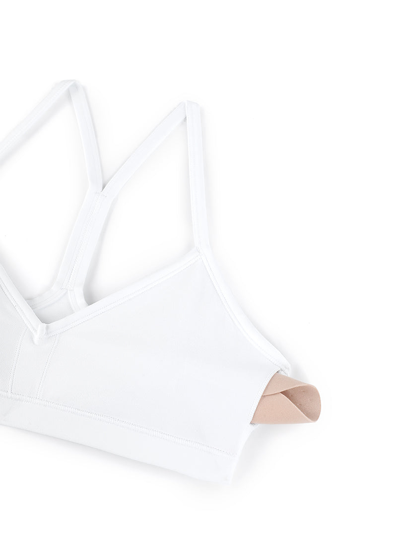 Butterluxe Ruched V Neck Sports Bra