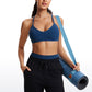 Butterluxe Ruched V Neck Sports Bra