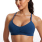 Butterluxe Ruched V Neck Sports Bra