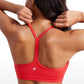 Butterluxe Ruched V Neck Sports Bra