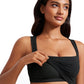 Butterluxe Longline Square Neck Built-in Bra Sports Tanks