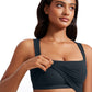 Butterluxe Longline Square Neck Built-in Bra Sports Tanks