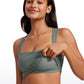 Butterluxe Longline Square Neck Built-in Bra Sports Tanks