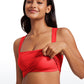 Butterluxe Longline Square Neck Built-in Bra Sports Tanks