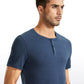 Pima Cotton Henley Short Sleeves