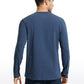 Pima Cotton Henley Long Sleeve