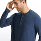 Pima Cotton Henley Long Sleeve