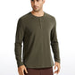 Pima Cotton Henley Long Sleeve