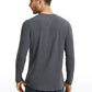 Pima Cotton Henley Long Sleeve