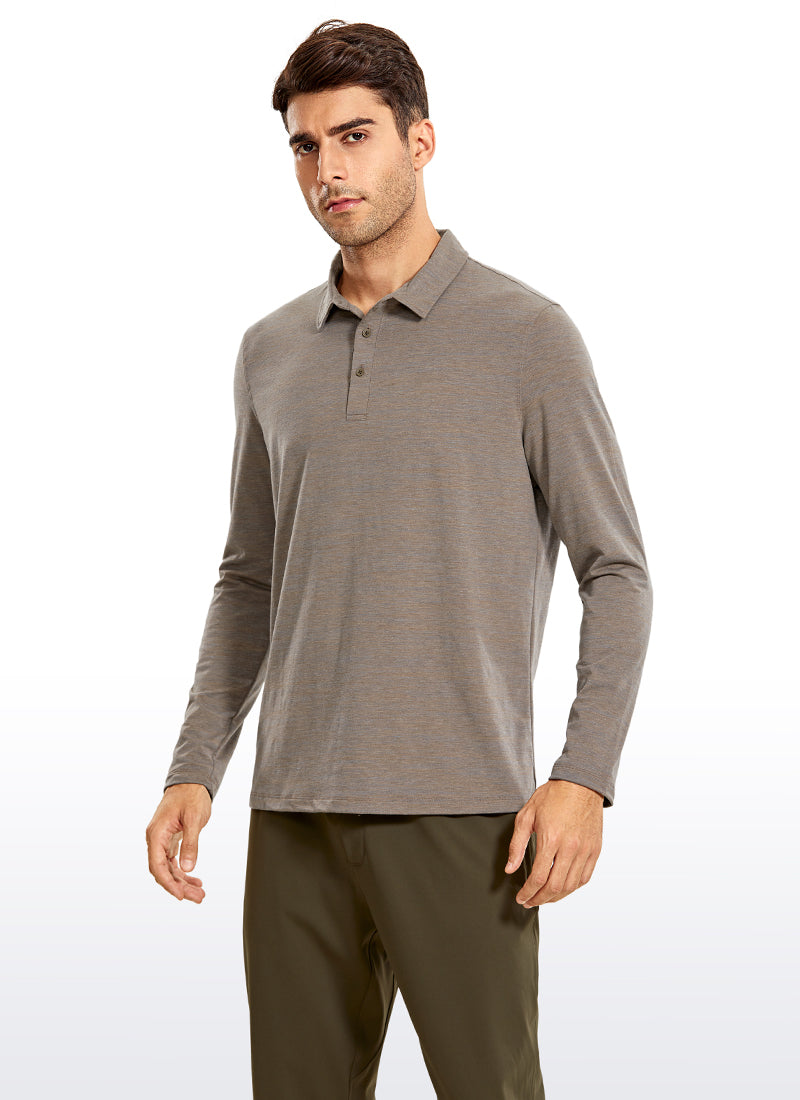 Heather Polo Long Sleeves