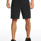 Feathery-Fit Athletic Shorts 9''- Lined