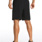 Feathery-Fit Athletic Shorts 9''- Lined