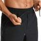 Feathery-Fit Athletic Shorts 9''- Lined