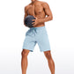 Feathery-Fit Athletic Shorts 9''- Lined