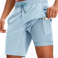 Feathery-Fit Athletic Shorts 9''- Lined