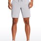 Feathery-Fit Athletic Shorts 9''- Lined