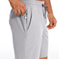 Feathery-Fit Athletic Shorts 9''- Lined