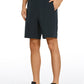 Feathery-Fit Athletic Shorts 9''- Lined