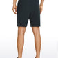 Feathery-Fit Athletic Shorts 9''- Lined