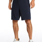 Feathery-Fit Athletic Shorts 9''- Lined