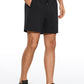 Feathery-Fit Athletic Shorts 7''- Lined