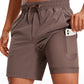 Feathery-Fit Athletic Shorts 7''- Lined