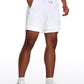 Feathery-Fit Athletic Shorts 7''- Lined