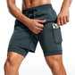 Feathery-Fit 2 in 1 Athletic Shorts 5''- with Pockets & Long Liner