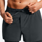 Feathery-Fit 2 in 1 Athletic Shorts 3.5''- with Pockets & Long Liner