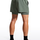 Feathery-Fit 2 in 1 Athletic Shorts 3.5''- with Pockets & Long Liner