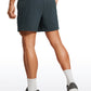 Feathery-Fit 2 in 1 Athletic Shorts 5''- with Pockets