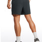 Feathery-Fit 2 in 1 Athletic Shorts 5''- with Pockets