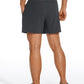 Feathery-Fit Workout Shorts 5''- Linerless