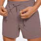 Feathery-Fit Workout Shorts 5''- Linerless